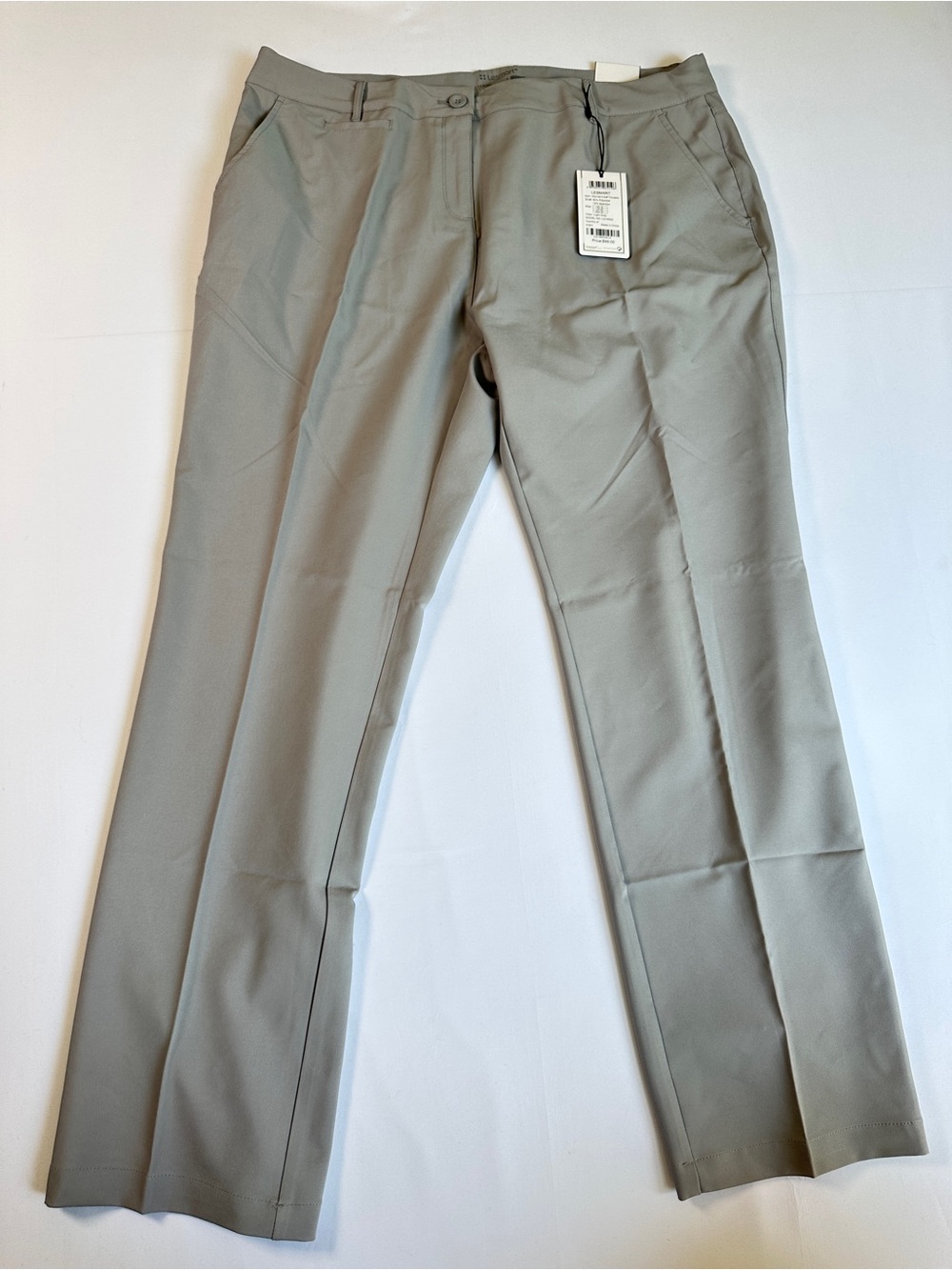 Lesmart Golf Pants Gray Performance Stretch Trousers NWT Size 16